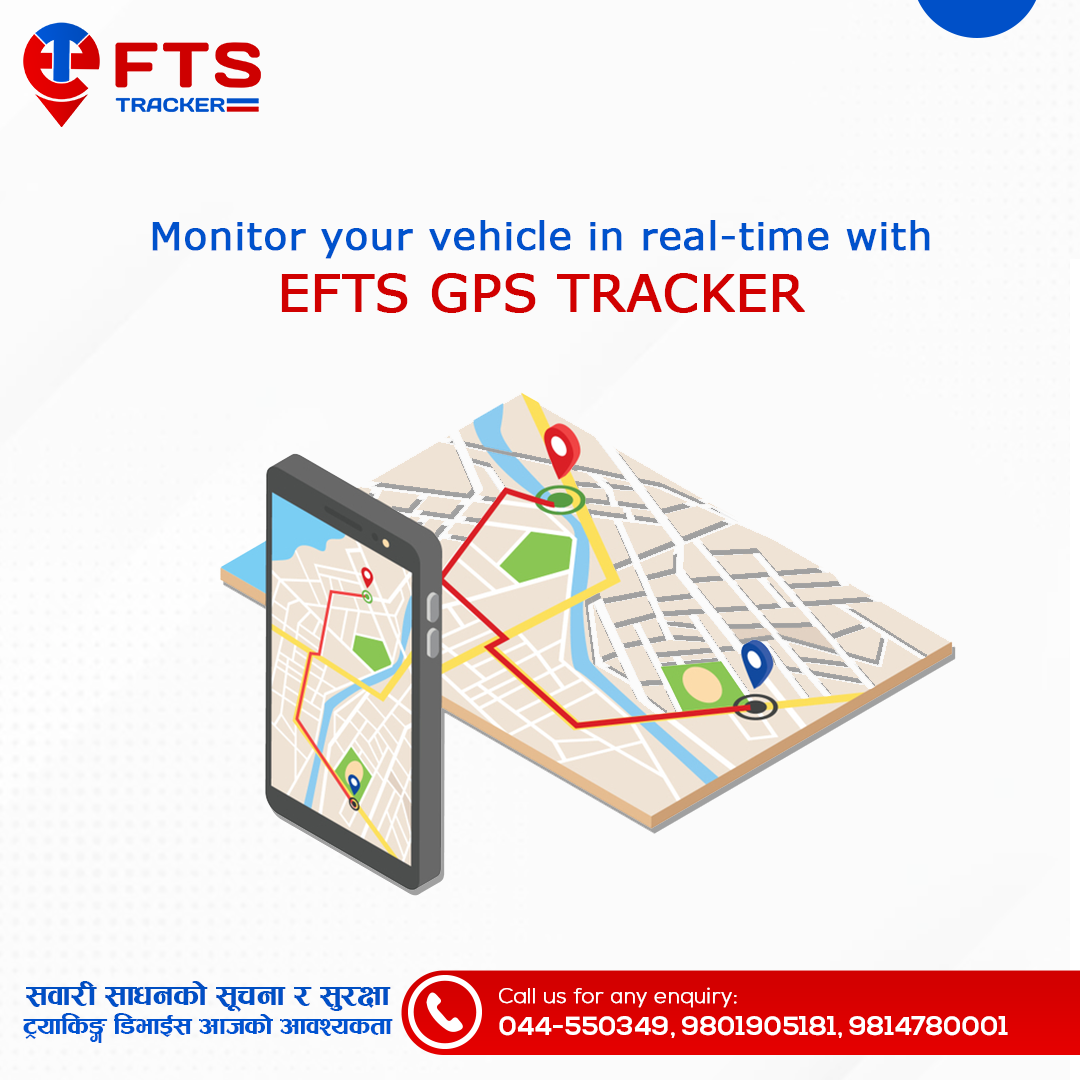 Monitor your vehicle in real time with EFTS GPS TRACKER!